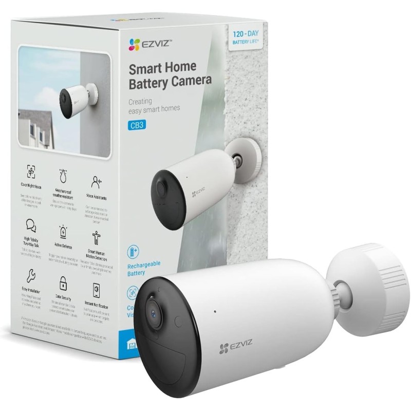 ezviz outdoor wifi camera with CB3 battery