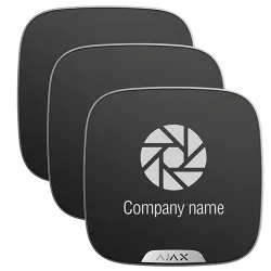 Pack 10 cubiertas personalizables para sirena exterior - Color negro - Apto para uso exterior - No incluye sirena - AlarmSystems