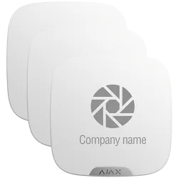 Pack 10 cubiertas personalizables para sirena exterior - Color blanco - Apto para uso exterior - No incluye sirena - AlarmSystem