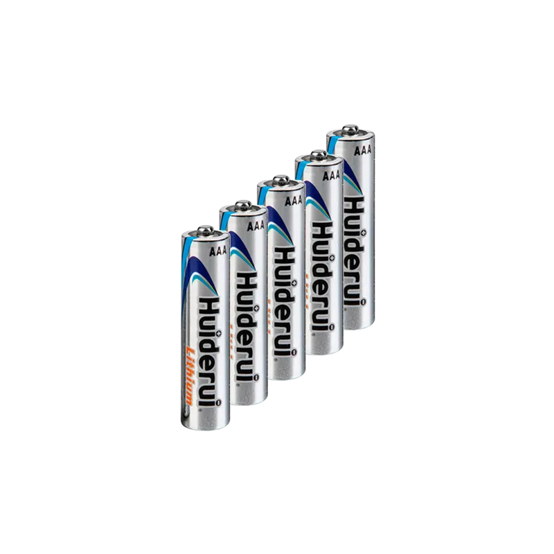 Huiderui - Pack de pilas AAA / FR03 / 24LF - 10 unidades - Voltaje 1.5 V - Litio - Capacidad nominal 1000 mAh - Compa... - Alarm