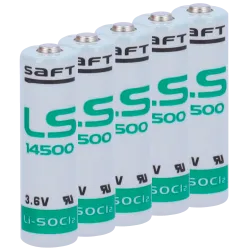 Saft - Pack de pilas AA / LS14500 - Voltaje 3.6 V - Litio / 10 Unidades - Capacidad nominal 2600 mAh - Compatible con... - Alarm