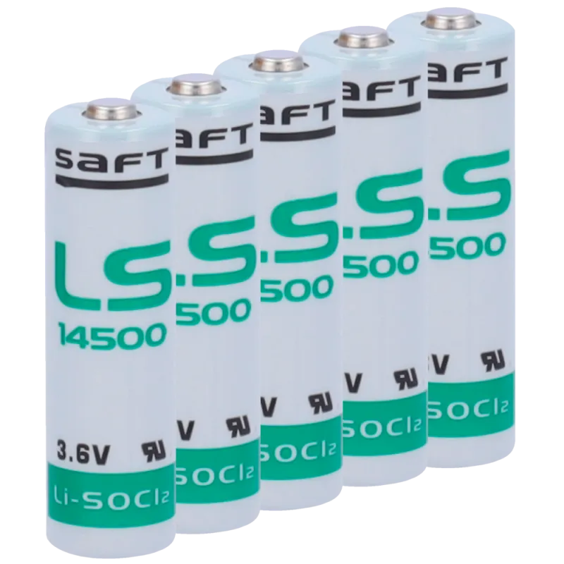 Saft - Pack de pilas AA / LS14500 - Voltaje 3.6 V - Litio / 10 Unidades - Capacidad nominal 2600 mAh - Compatible con... - Alarm
