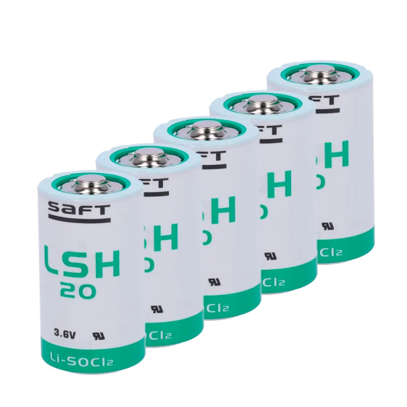 Saft - Pack de pilas LSH20 - Voltaje 3.6 V - Litio / 10 unidades - Capacidad nominal 13000 mAh - Compatible con RSI V... - Alarm