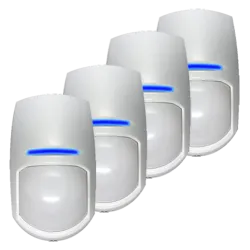 Pyronix - Pack de 10 detectores interior - Función AND/OR y Anti-enmascaramiento - Certificado Grado 3 - Rango 15 m /... - Alarm