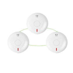 3 detectores de humo autónomo interconectado - Permite conectar varios detectores por RF - Duración de la batería 10 ...