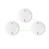 3 detectores de humo autónomo interconectado - Permite conectar varios detectores por RF - Duración de la batería 10 ...