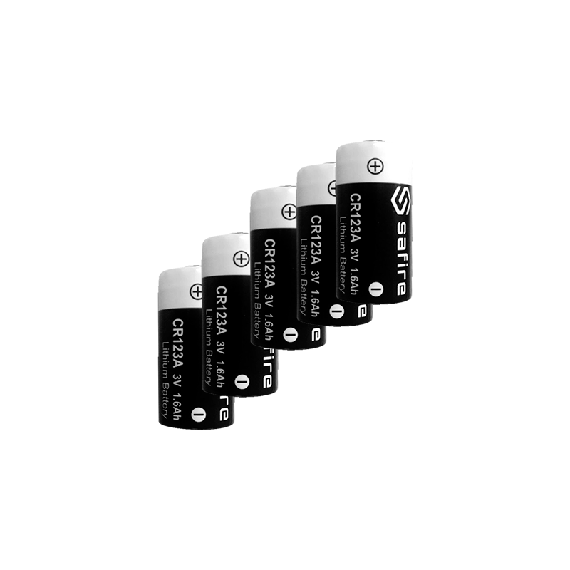 Safire - Pack de pilas CR123A - 50 unidades - Voltaje 3.0 V - Litio - Capacidad nominal 1600 mAh - Compatible con pro...