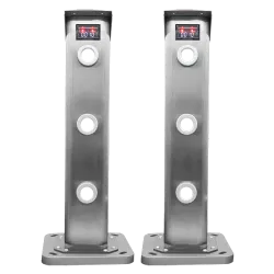 Detector de barrera laser - Cableado | 3 haces - Alcance máx. de detección 500 m - Instalación sencilla con LED y ali... - Alarm