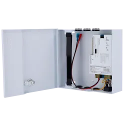 Alimentador para control de acceso - Configurable NO/NC - Salida DC 11-14V / 5A - Caja de metal con cerradura - Apto ... - Alarm