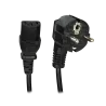 Cable a enchufe - Conector QT3 - Compatible con enchufes Tipo F - 250VAC / 16A MAX - 140cm de largo - AlarmSystems.Shop