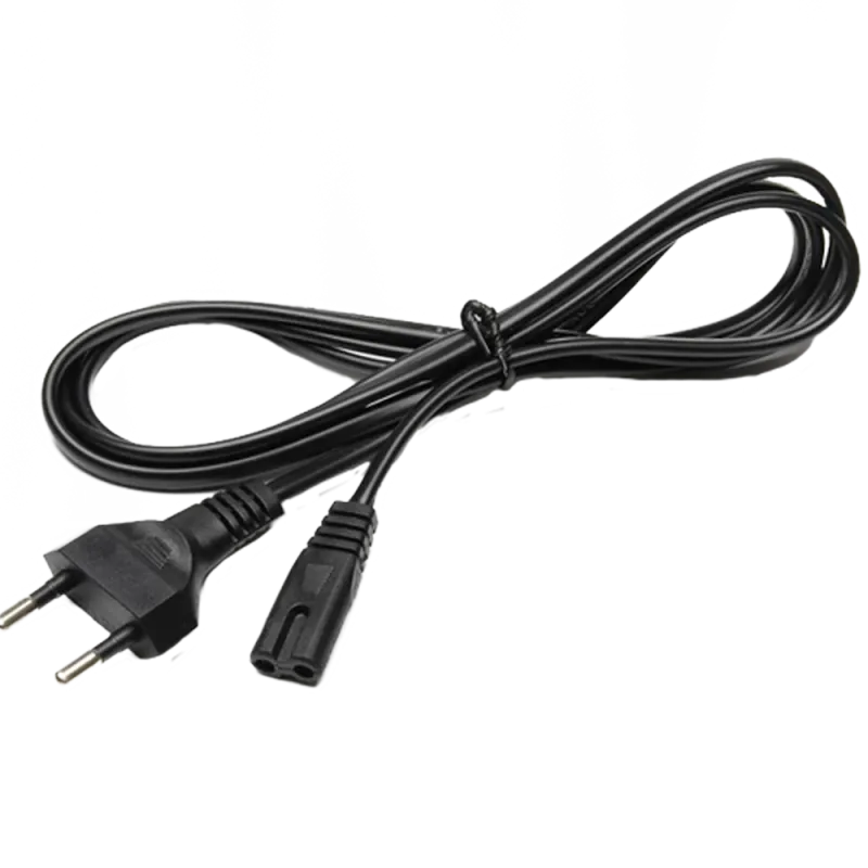 Cable a enchufe - Adaptador de CA - Compatible con enchufes Tipo F - 250VAC / 2.5A - 150cm de largo - AlarmSystems.Shop