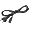 Cable a enchufe - Adaptador de CA - Compatible con enchufes Tipo F - 250VAC / 2.5A - 150cm de largo