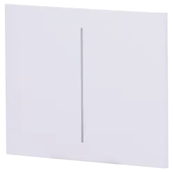 Panel táctil para interruptor doble vertical - Compatible con AJ-LIGHTCORE-2G-VERT - Retroiluminación LED - Panel tác... - Alarm