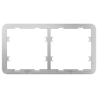 Marco para dos dispositivos - Compatible con AJ-SIDEBUTTON o AJ-SIDECOVER - Ajax - LightSwitch Frame (2 seats)