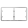 Marco para dos dispositivos - Compatible con AJ-SIDEBUTTON o AJ-SIDECOVER - Ajax - LightSwitch Frame (2 seats) - AlarmSystems.Sh