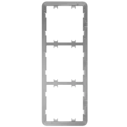 Marco vertical para tres dispositivos - Compatible con 2 x AJ-SIDEBUTTON-...-VERT - Compatible con 1 x AJ-CENTERBUTTO... - Alarm