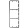 Marco vertical para tres dispositivos - Compatible con 2 x AJ-SIDEBUTTON-...-VERT - Compatible con 1 x AJ-CENTERBUTTO... - Alarm