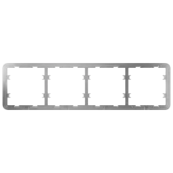 Marco para cuatro dispositivos - Compatible con 2 x AJ-SIDEBUTTON - Compatible con 2 x AJ-CENTERBUTTON - Ajax - Light... - Alarm