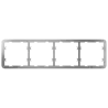 Marco para cuatro dispositivos - Compatible con 2 x AJ-SIDEBUTTON - Compatible con 2 x AJ-CENTERBUTTON - Ajax - Light... - Alarm