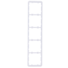 Marco vertical para cinco dispositivos - Compatible con 2 x AJ-SIDEBUTTON-...-VERT - Compatible con 3 x AJ-CENTERBUTT...