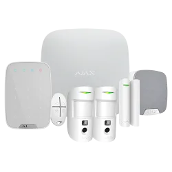 Kit de alarma profesional - Certificado Grado 2 - Comunicación Ethernet y dual SIM GPRS - Inalámbrico 868 MHz Jewelle... - Alarm