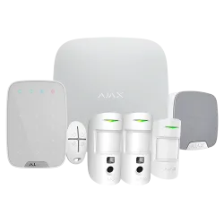 Kit de alarma profesional - Certificado Grado 2 - Comunicación Ethernet y dual SIM GPRS - Inalámbrico 868 MHz Jewelle... - Alarm