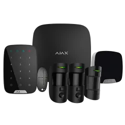 Kit de alarma profesional - Certificado Grado 2 - Comunicación Ethernet / dual SIM 4G - Inalámbrico 868 MHz Jeweller ... - Alarm