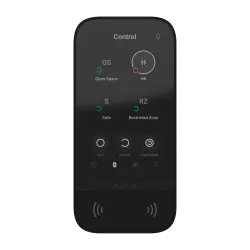 Teclado con pantalla IPS táctil y lector RFID - Armado/desarmado total o por grupos - Control de los escenarios de au... - Alarm