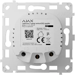 Relé interruptor inteligente simple vertical - Inalámbrico 868 MHz Jeweller - Alcance de comunicación hasta 1100 m - ... - Alarm