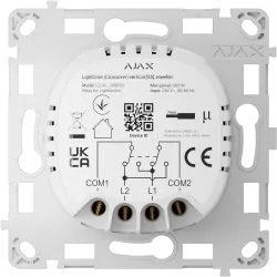 Relé para interruptor de luz de cruce vertical - Inalámbrico 868 MHz Jeweller - Alcance de comunicación hasta 1100 m ... - Alarm