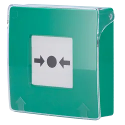 Botón manual de alarma de incendio verde - Inalámbrico 868 MHz Jeweller - Botón alarma incendio o activador de escena... - Alarm