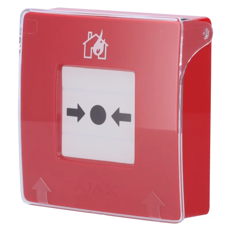 Botón manual de alarma de incendio rojo - Certificación EN 54-11:2001/A1:2005 - Botón alarma incendio o activador de ... - Alarm
