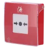Botón manual de alarma de incendio rojo - Certificación EN 54-11:2001/A1:2005 - Botón alarma incendio o activador de ... - Alarm