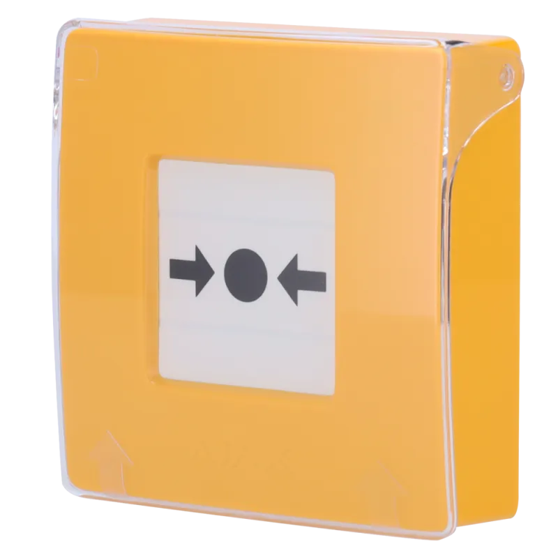 Botón manual de alarma de incendio amarillo - Inalámbrico 868 MHz Jeweller - Botón alarma incendio o activador de esc... - Alarm