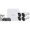 Kit de videovigilancia Ajax - Grabador Ajax de 8 canales - 4 cámaras bullet de 4 Mpx Safire Smart DualLight - Switc...