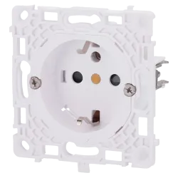 Enchufe básico tipo F - Alimentación 250 V AC 50/60 Hz - Hasta 3.6 kW (carga resistiva a 250 V) - Protección contra p... - Alarm