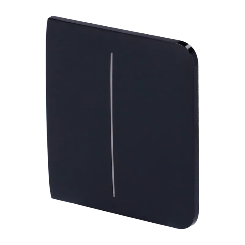 Panel táctil para un interruptor doble de luz - Compatible con AJ-LIGHTCORE-2G - Retroiluminación LED - Panel táctil ... - Alarm