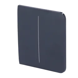 Panel táctil para interruptor de luz doble - Compatible con AJ-LIGHTCORE-2G - Retroiluminación LED - Panel táctil lat... - Alarm