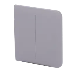 Panel táctil para interruptor de luz doble - Compatible con AJ-LIGHTCORE-2G - Retroiluminación LED - Panel táctil lat... - Alarm