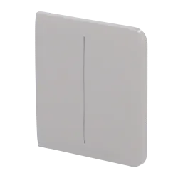 Panel táctil para interruptor de luz doble - Compatible con AJ-LIGHTCORE-2G - Retroiluminación LED - Panel táctil lat... - Alarm