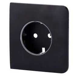 Tapa lateral para enchufe básico tipo F - Compatible con AJ-OUTLETCORE-BASIC - Protección contra polvo, salpicaduras,... - Alarm