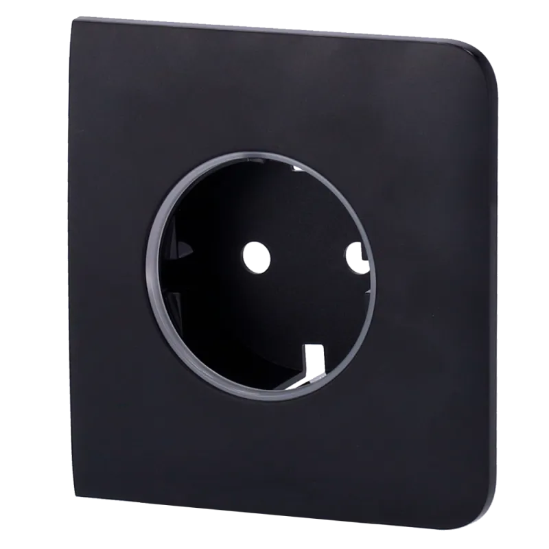 Tapa lateral para enchufe básico tipo F - Compatible con AJ-OUTLETCORE-BASIC - Protección contra polvo, salpicaduras,... - Alarm