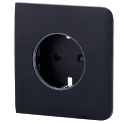 Tapa lateral para enchufe inteligente tipo F - Compatible con AJ-OUTLETCORE-SMART - Indicador LED sobre estado del en... - Alarm