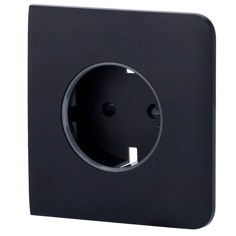 Tapa lateral para enchufe inteligente tipo F - Compatible con AJ-OUTLETCORE-SMART - Indicador LED sobre estado del en... - Alarm