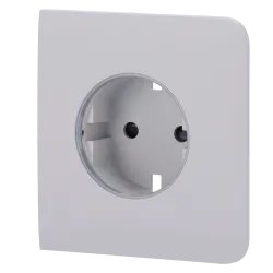 Tapa lateral para enchufe inteligente tipo F - Compatible con AJ-OUTLETCORE-SMART - Indicador LED sobre estado del en... - Alarm