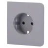 Tapa lateral para enchufe inteligente tipo F - Compatible con AJ-OUTLETCORE-SMART - Indicador LED sobre estado del en... - Alarm