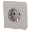Tapa lateral para enchufe inteligente tipo F - Compatible con AJ-OUTLETCORE-SMART - Indicador LED sobre estado del en... - Alarm