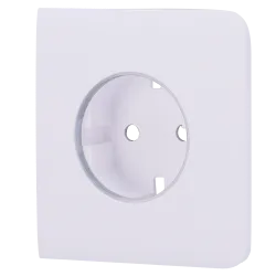 Tapa lateral para enchufe básico tipo F - Compatible con AJ-OUTLETCORE-BASIC - Protección contra polvo, salpicaduras,... - Alarm