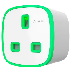 Enchufe inteligente tipo G con control remoto - Inalámbrico 868 MHz Jeweller - Antena interna alcance 1100 m - 230 VA... - Alarm