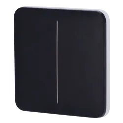 Panel táctil para interruptor de luz doble - Compatibilidad con AJ-LIGHTCORE-2G - Retroiluminación LED - Panel táctil... - Alarm